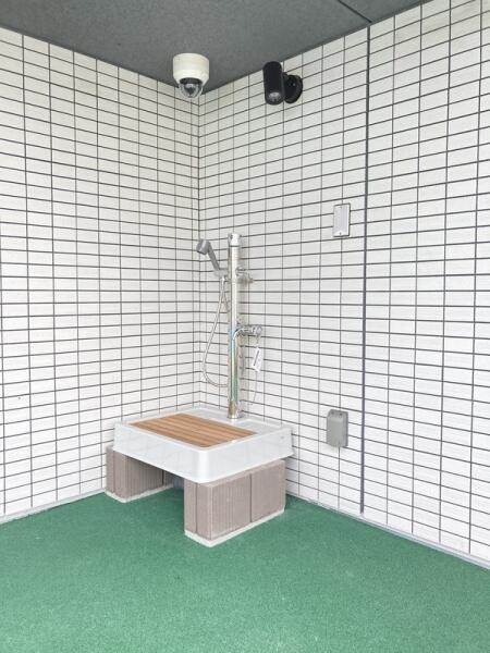 ペット用足洗い場