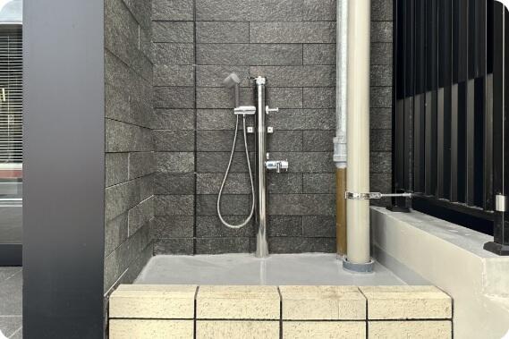 ペット用足洗い場