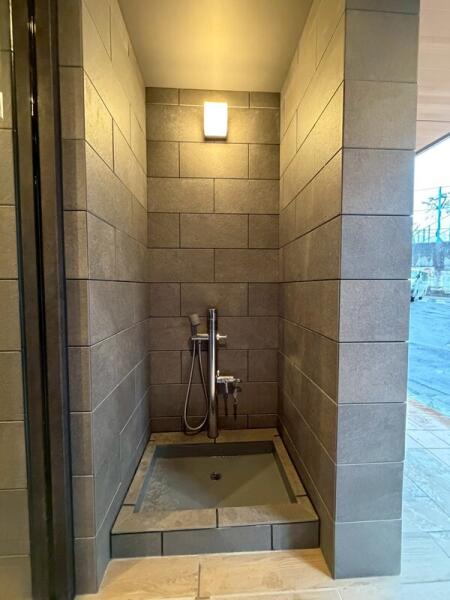 ペット用足洗い場