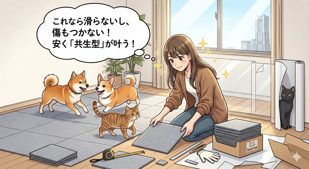「ペット共生型」をあきらめない!一般物件を安く「ペット仕様」に変えるDIY術