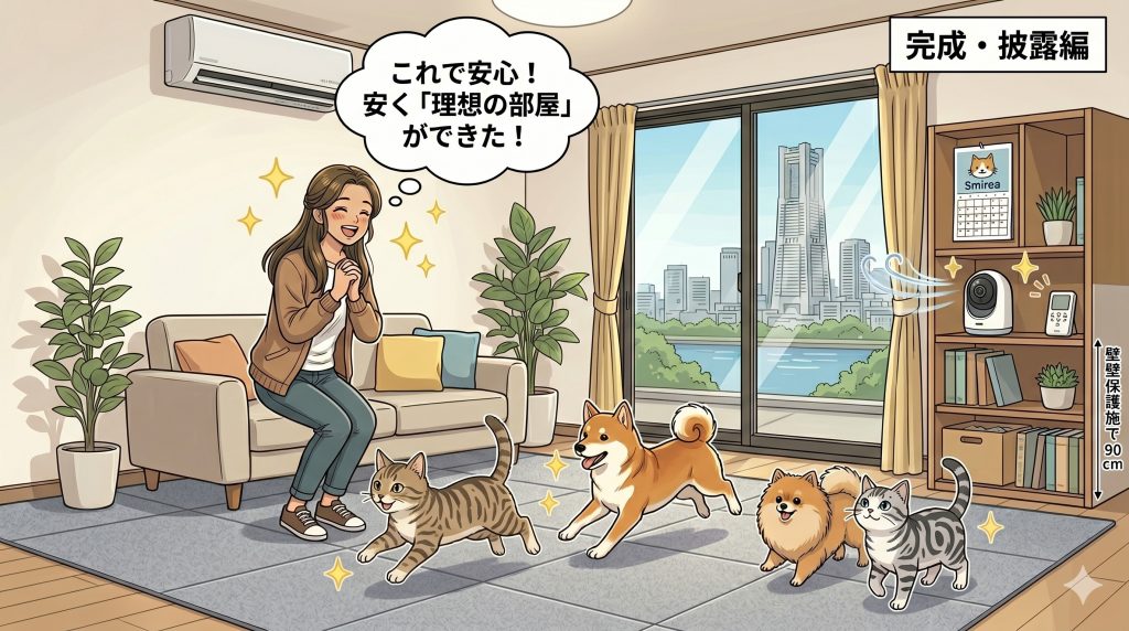 「ペット共生型」をあきらめない!一般物件を安く「ペット仕様」に変えるDIY術