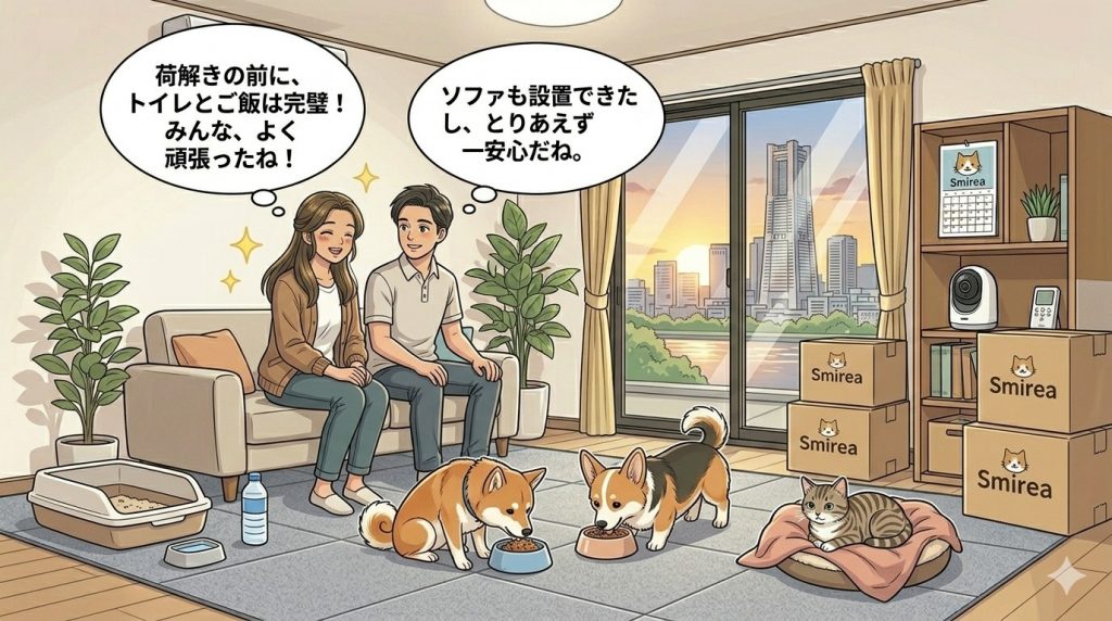 ペットとの引っ越し当日!ストレスを最小限に抑えるタイムスケジュールと準備リスト