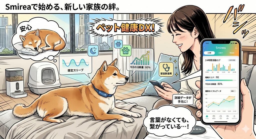 【ペット健康DX】最新ウェアラブル端末が変える、愛犬・愛猫との「スマート・ウェルネス」な暮らし