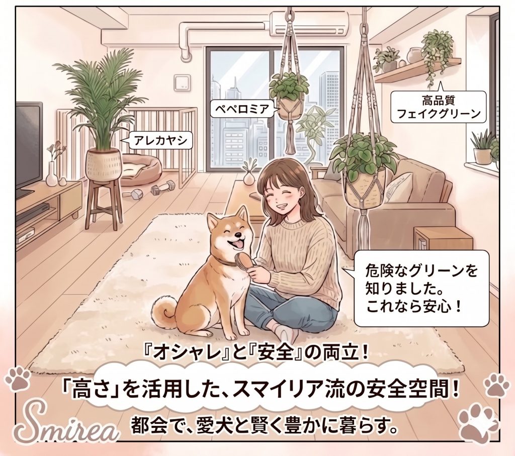 ペットに安全な観葉植物ガイド|NGリストとオシャレな「ペットフレンドリー」グリーンの選び方2