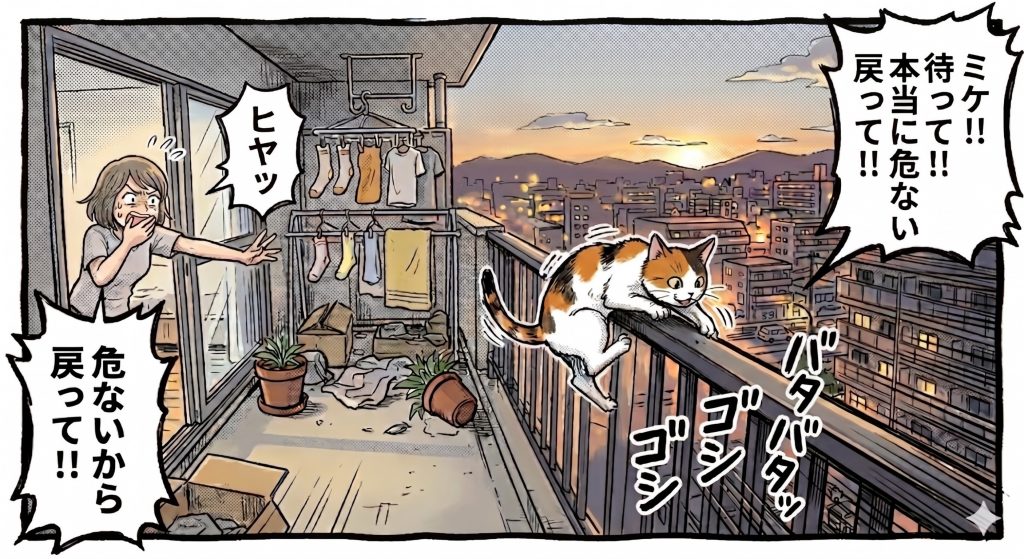 猫は『脱走』の天才?マンションの玄関・ベランダから守る脱走防止戦略