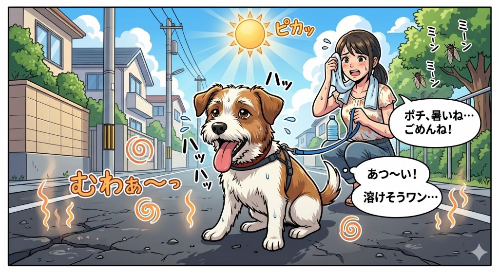 夏の犬の散歩はいつから?アスファルトの火傷を防ぐ対策とおすすめ冷却ガジェット完全ガイド