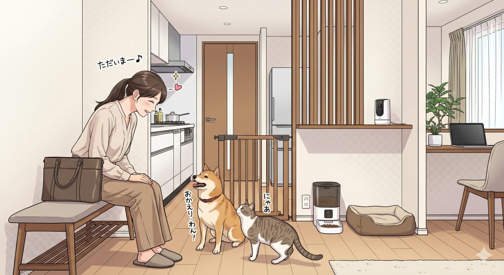 【一人暮らし×ペット可賃貸】おひとり様で犬・猫を迎える前に!仕事と両立できる間取り選びと必須の条件