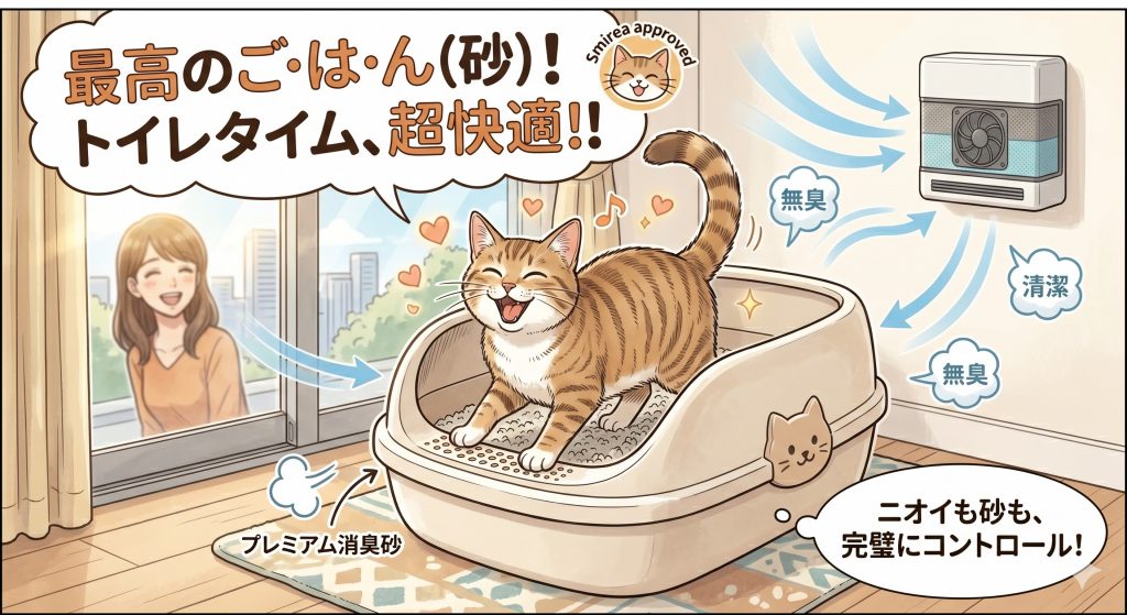 もうニオイは気にならない。都会のコンパクトな部屋で叶える、スマートな「トイレ・デザイン」術2